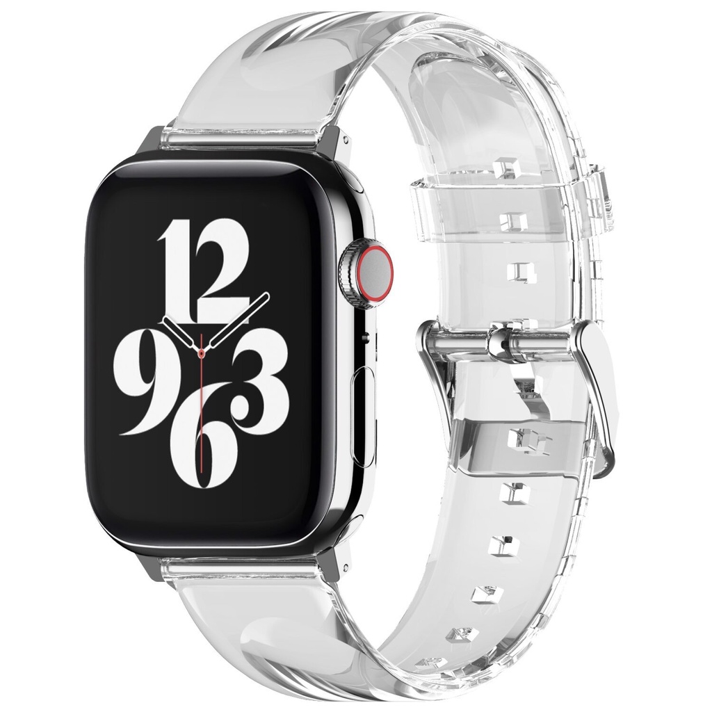 Dây Apple Watch ELAGO Silicon trong suốt cho series 1/2/3/4/5/6/7/SE size 38/40/41/42/44/45mm