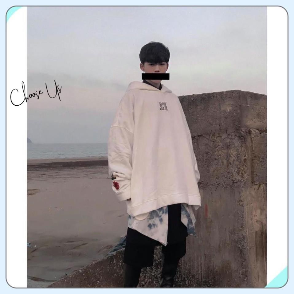 Áo Hoodie Nỉ Hoa Hồng Form Rộng UNISEX Kiểu Dáng Ulzzang Choose Us | BigBuy360 - bigbuy360.vn