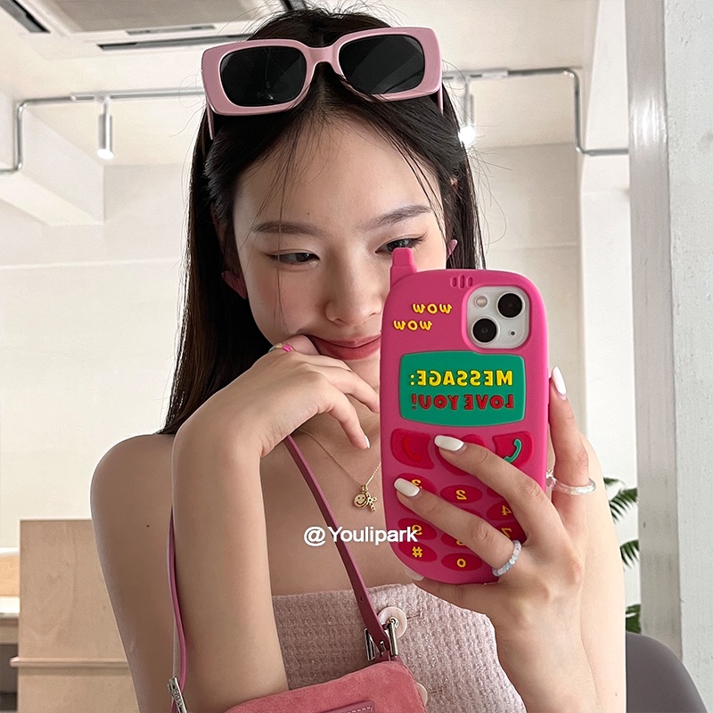 Ốp Điện Thoại Mềm Hình Điện Thoại Nokia 3D Cho IPhone14 13 12 11 Pro Max XR X XSMAX