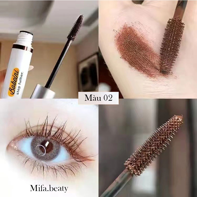 Mascara chuốt mi Bobeini tơi mi lâu trôi  chống thấm nước vỏ trắng Hàng nội địa trung Mifa Beauty
