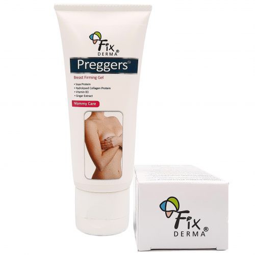 Fixderma Kem Săn Chắc Ngực Chống Chảy Xệ, Giảm Chảy Xệ Trước và sau sinh Preggers Breast Firming Gel 60g