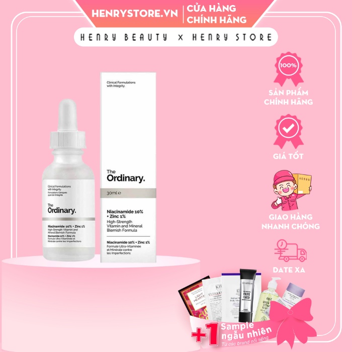 SERUM THE ORDINARY NIACINAMIDE 10% + ZINC 1% BẢN CANADA