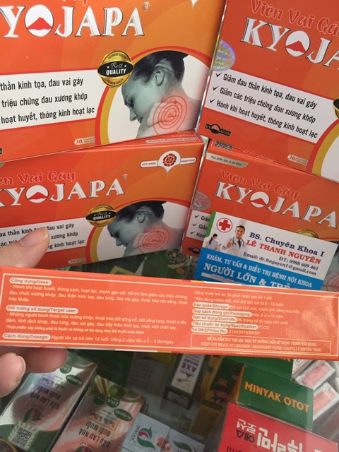✅(chính hãng) Viên vai gáy KYOJAPA- giảm đau thần kinh toạ,viêm vai gáy | Thế Giới Skin Care