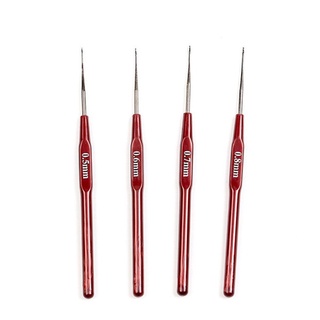 Daweif Dreadlock Móc Kim Cho Tóc Nối Dài Để Làm Dreadlock Micro Hook Dụng Cụ Làm Tóc Bện