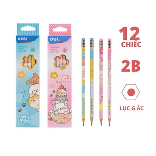Bút chì gỗ 2b deli c012 - 1 cây