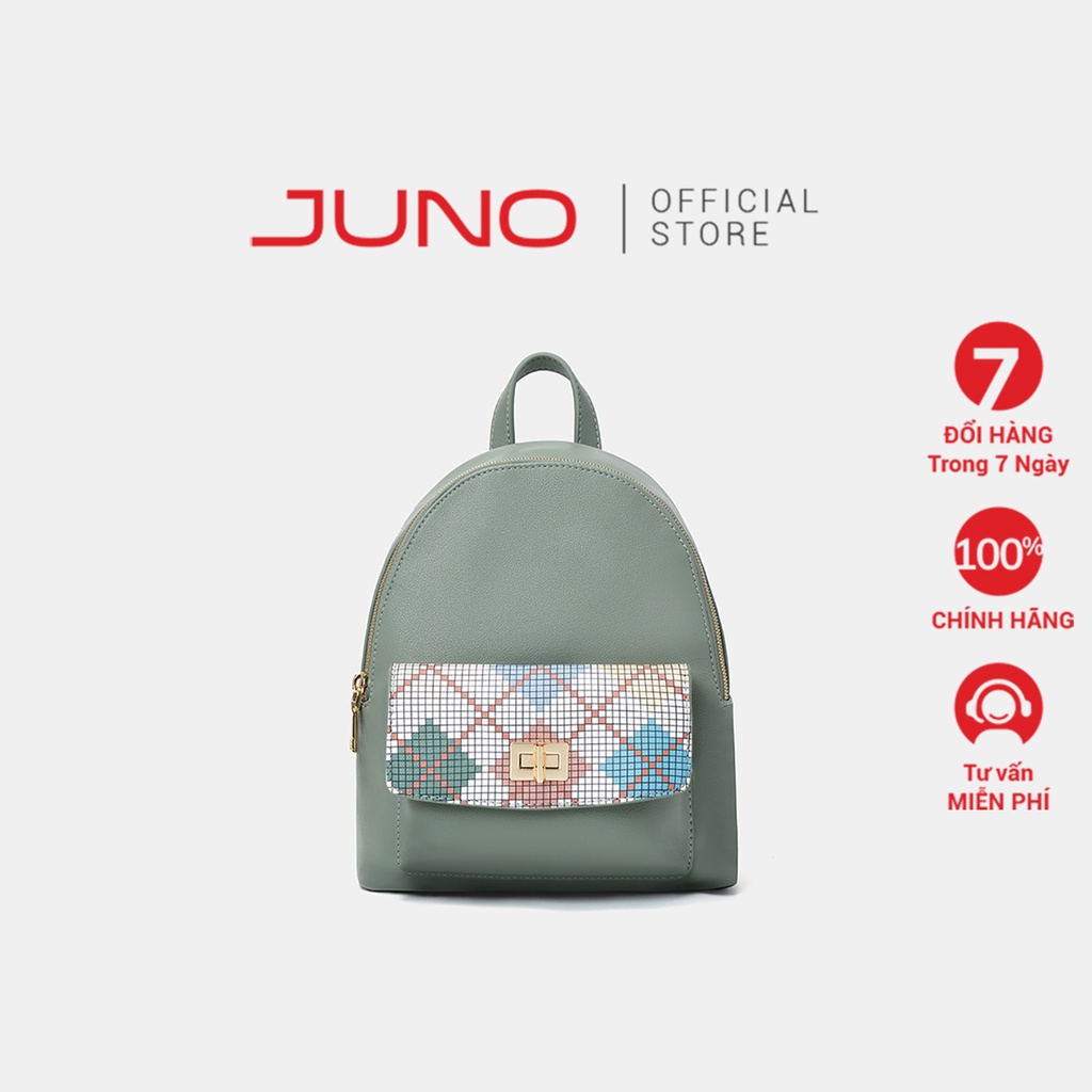 Balo Thời Trang JUNO In Hoạ Tiết Argyle BL140