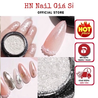Nhũ khổng tước mix tráng gương siêu sáng hũ 10g Hnnails