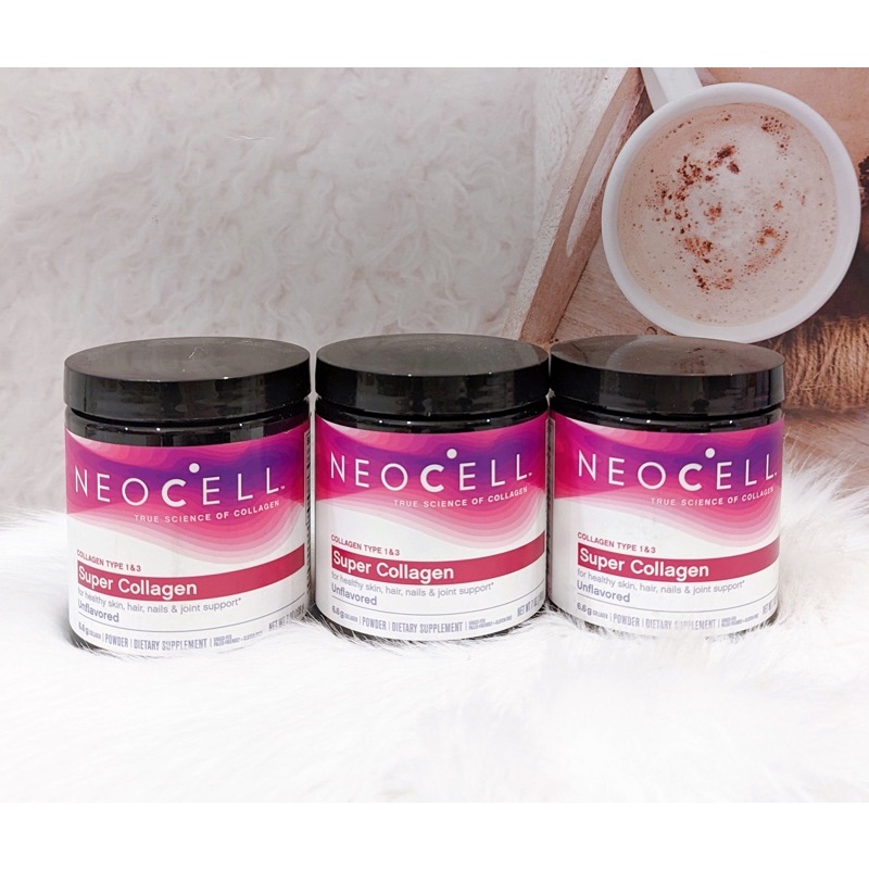 Collagen Neocell dạng bột trọng lượng 198gram.