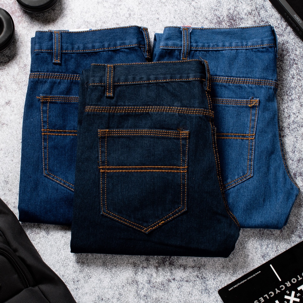 Quần Jeans Nam Dài Ống Suông 💡 💡 💡 Chất Jeans Cực Xịn (Đủ Size) [Tưng Bừng Khai Trương]