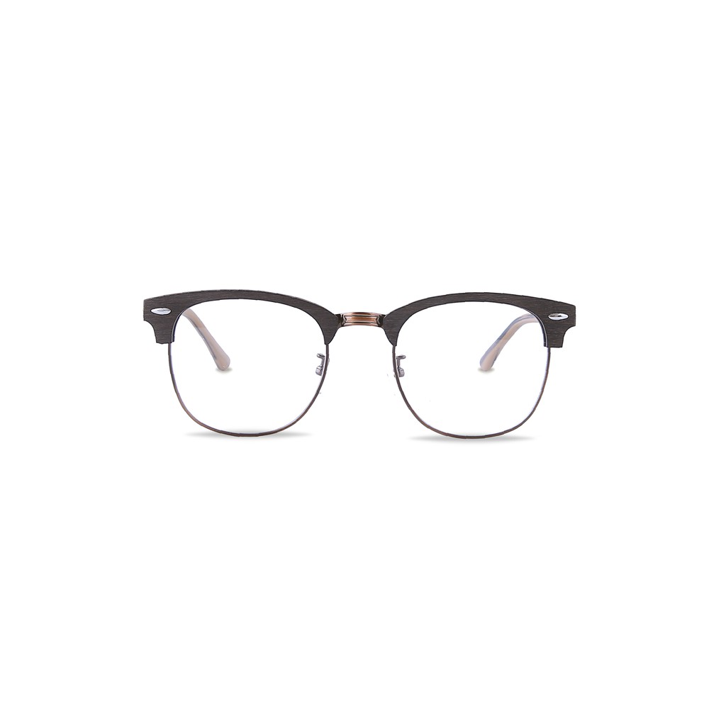 Gọng Kính Vuông Nửa Viền Gỗ | BigBuy360 - bigbuy360.vn