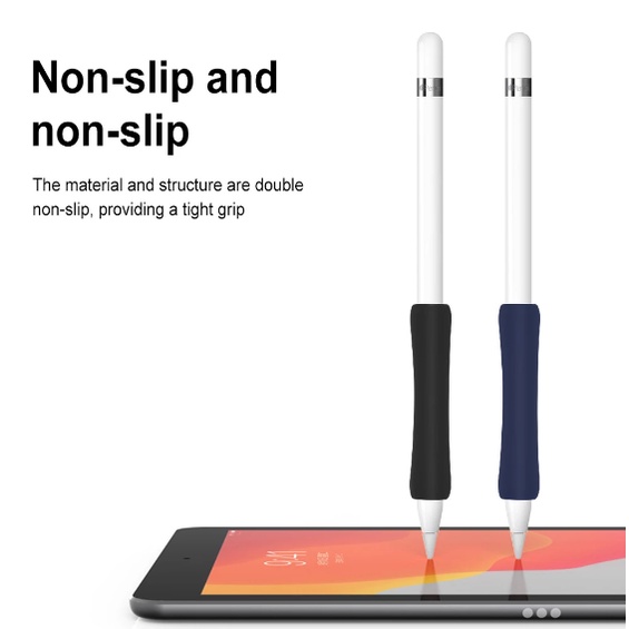 Vỏ bọc tay cầm bằng silicone 12 màu tùy chọn thích hợp cho Apple Pencil 1 2