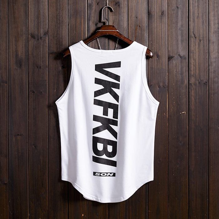Áo tanktop tập gym nam vạt bầu BL009, Áo ba lỗ gym thun co dãn 4 chiều