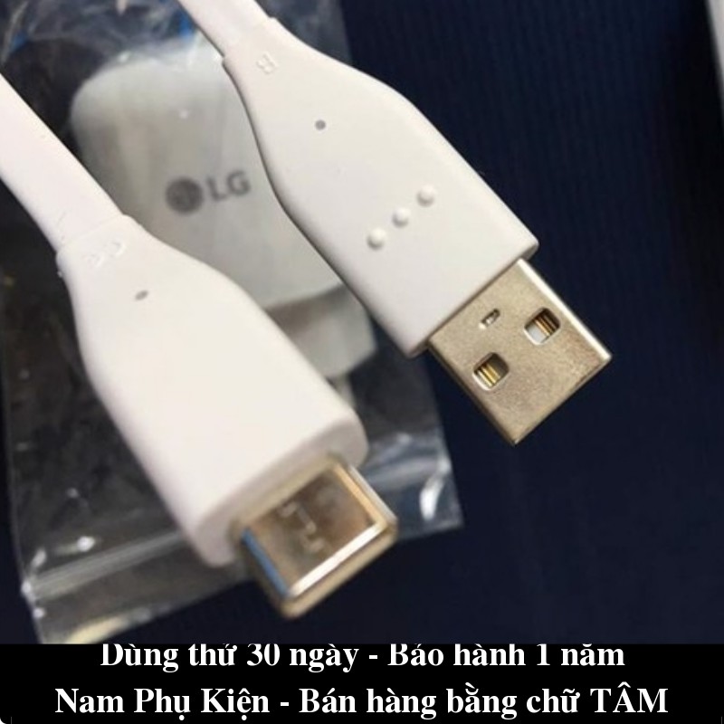 Cable Sạc Nhanh LG Chân Type C