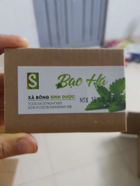 Xà bông sinh dược Bạc Hà sảng khoái mát lạnh (100gr) | BigBuy360 - bigbuy360.vn