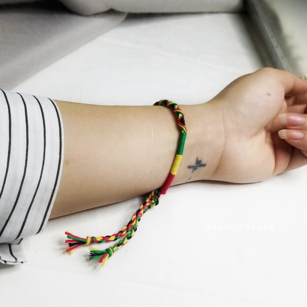 Vòng tay, vòng chân handmade bằng chỉ l Vòng wrap nhiều màu