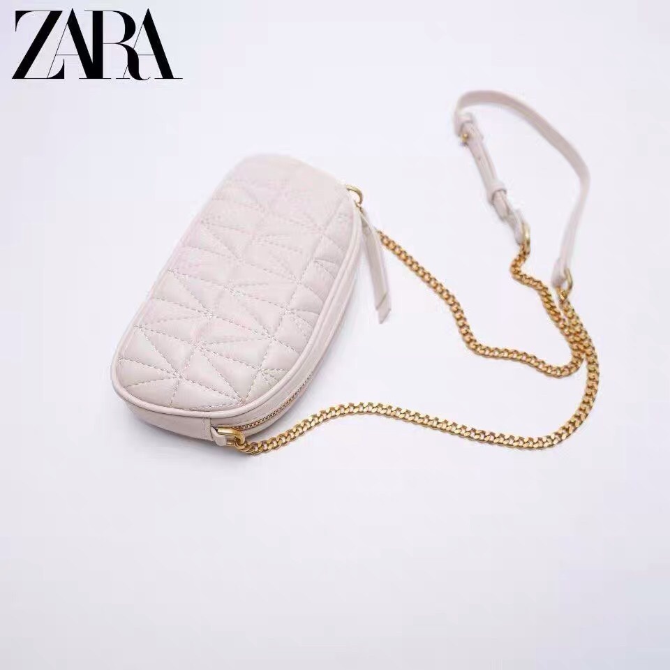 Túi Xách Zara Mini Phối Dây Xích Thời Trang Cho Nữ