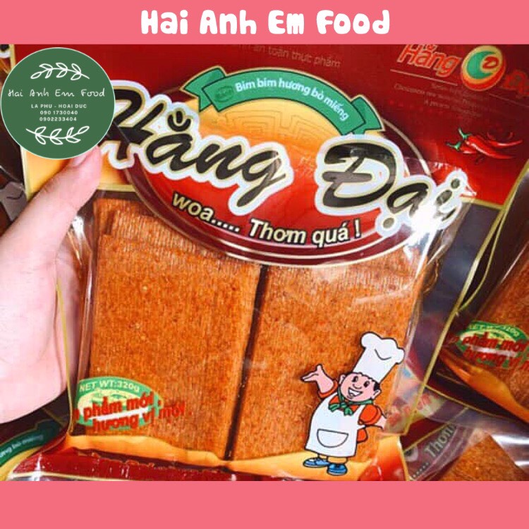 Snack hương bò miếng thơm cay cay [gói 320gram]