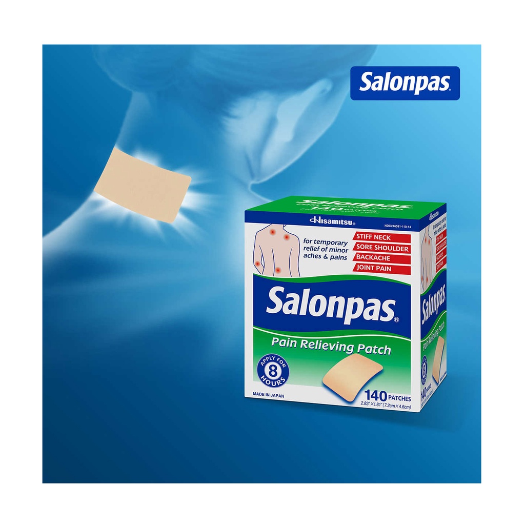 Miếng dán salonpas của Mỹ 140 miếng