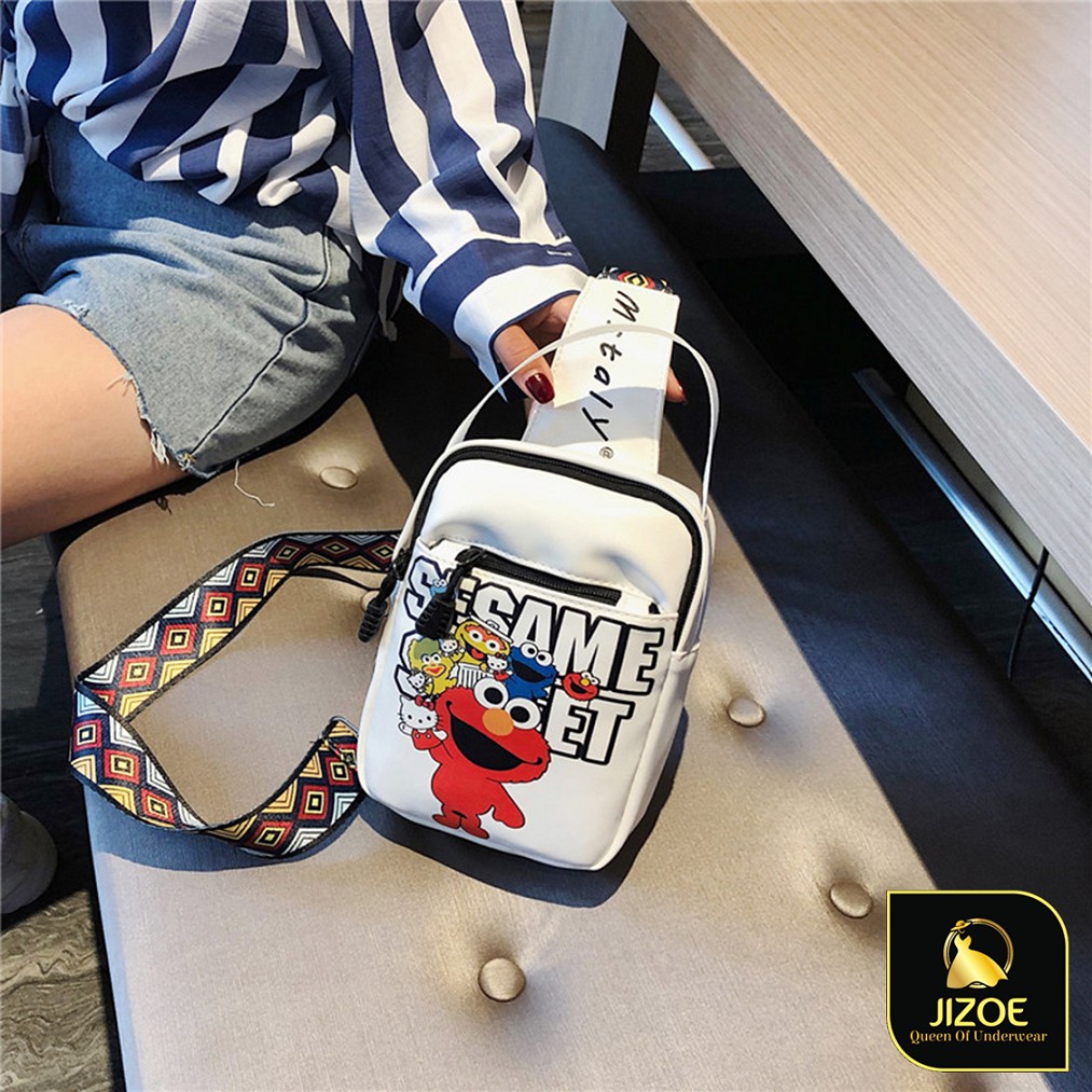 Túi xách đeo chéo nữ hoạt hình cá tính đẹp cao cấp TC02