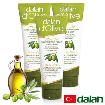 [Chính hãng] Kem dưỡng da tay và toàn thân Dalan D'Olive Oil 250ml