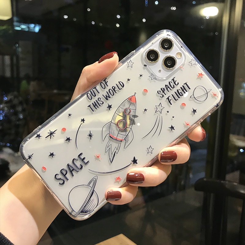 Ốp lưng iphone space trong 6/6plus/6s/6splus/7/7plus/8/8plus/x/xr/xs/11/12/pro/max/plus/promax - Awifi Case C5-5 | BigBuy360 - bigbuy360.vn