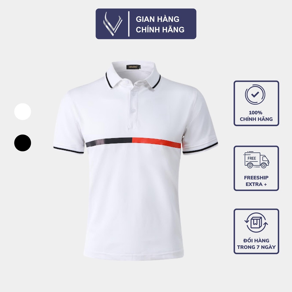 Áo polo nam VERATINO dáng thể thao cotton thoáng mát