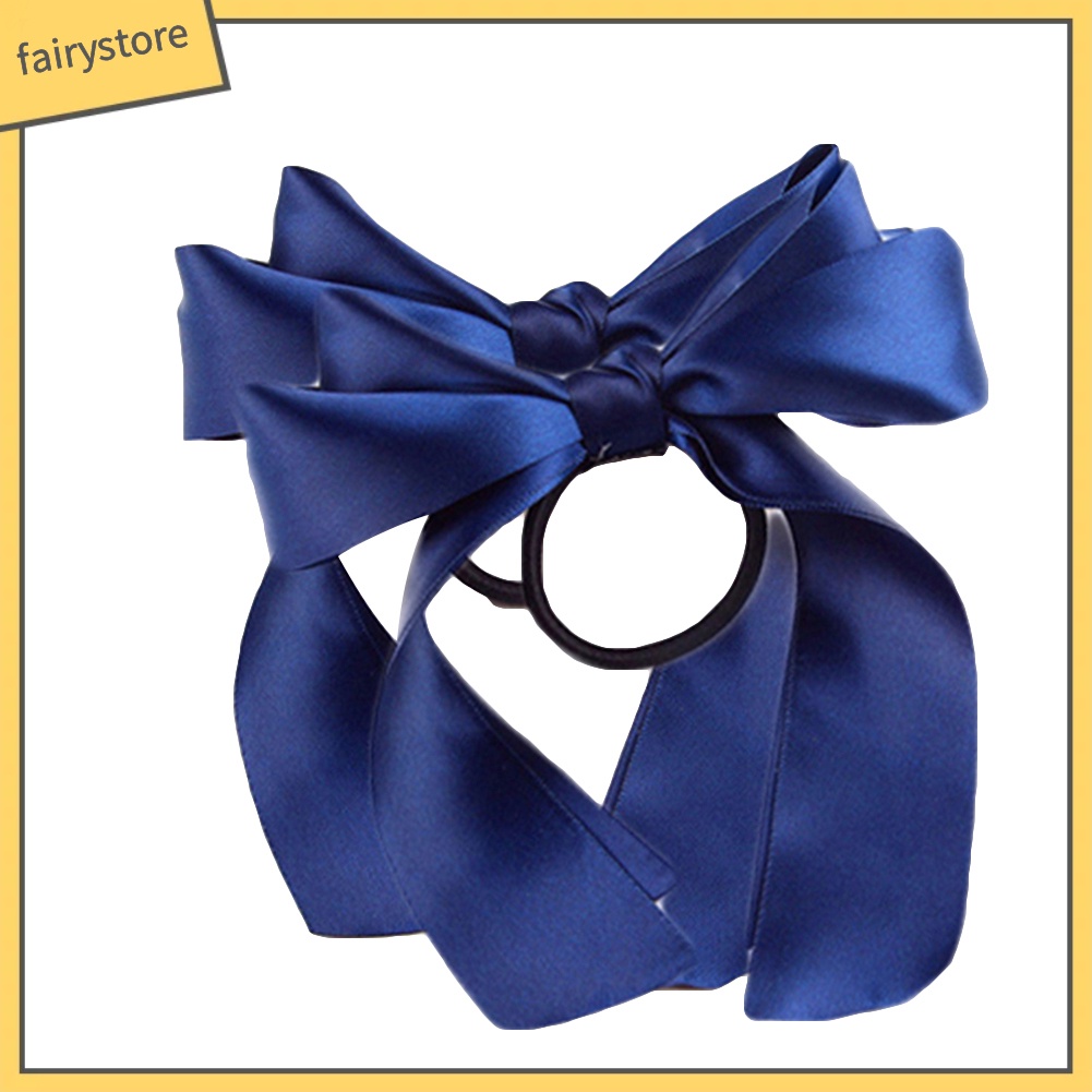 Set 2 dây buộc tóc thắt nơ xinh xắn cho nữ