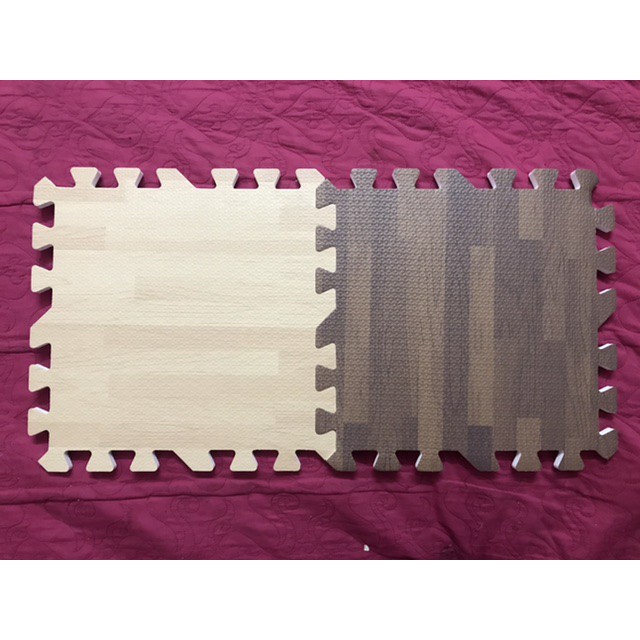 Thảm xốp vân gỗ các loại kích thước 30x30x1cm