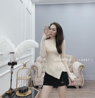 Áo len chéo tà ( hàng loại 1 )