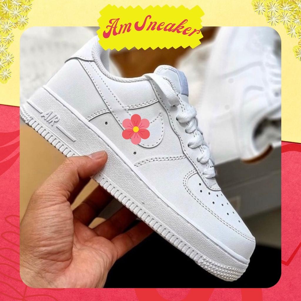 Giày 𝐍𝐢𝐤𝐞 trắng, Giày thể thao sneaker  AF1 Màu Trắng Bản Đẹp Đủ Box và Bill