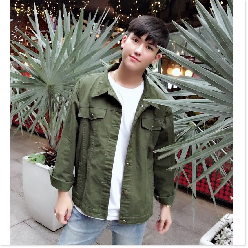 HANG HOT Áo Khoác Kaki UNISEX Nhiều Màu Trẻ Trung Năng Động HP