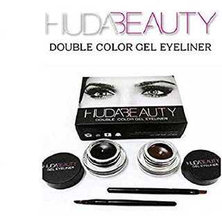 Gel Kẻ Mắt Eyeliner Huda Beauty - Hơp 2 Màu Đen Và Nâu