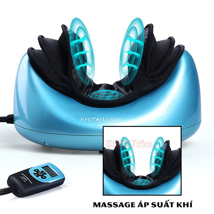 Máy massage cổ áp suất khí ô tô hoặc tại nhà RED FLOWER RF-003 - GIÁ CHÍNH HÃNG