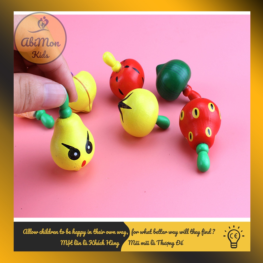 Con Quay Bằng Gỗ Cho Bé ☘️ Montessori cao cấp ✨ (Đồ chơi Gỗ - Đồ chơi Giáo Dục - An toàn - Thông minh)