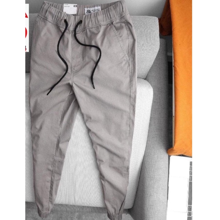 Quần jogger nam kaki cao cấp có dây rút dáng hàn quốc không ra màu không xù lông QJG01