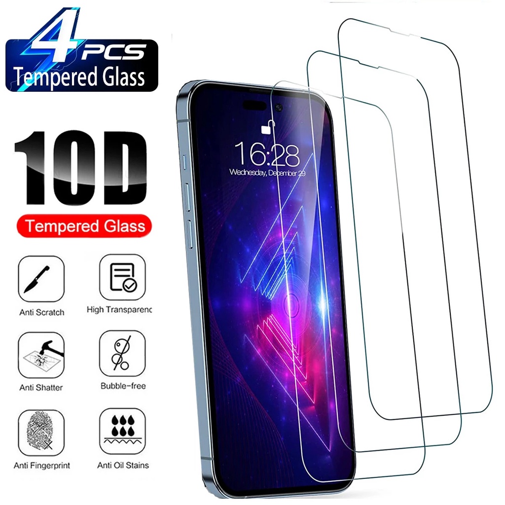 Kính Cường Lực HD Bảo Vệ Màn Hình Chống Mòn Chống Thấm Nước Cho Điện Thoại Di Động 14 14 Plus 14 Pro 14 Pro Max