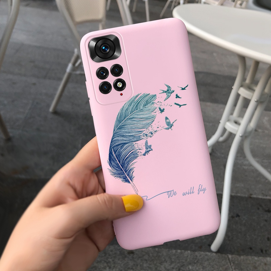 Ốp Điện Thoại Mềm Vẽ Hình Hoa Cúc Dễ Thương Dành Cho Xiaomi Redmi Note 11 4G Note 11 11S Note11 Pro