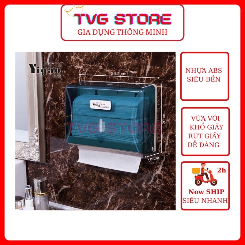 Hộp đựng giấy lau tay Yigao treo tường chuẩn chính hãng Yigao