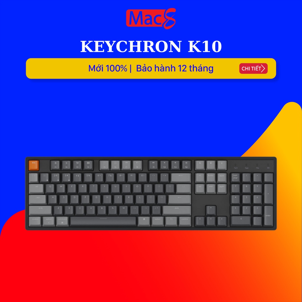Mua Keychron K10 Bàn phím cơ Keychron K10 Bản nhôm giá rẻ nhất | TecKi.Vn