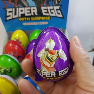 Combo Hộp 24 Trứng Socola Đồ Chơi Thái Lan - Supper Egg