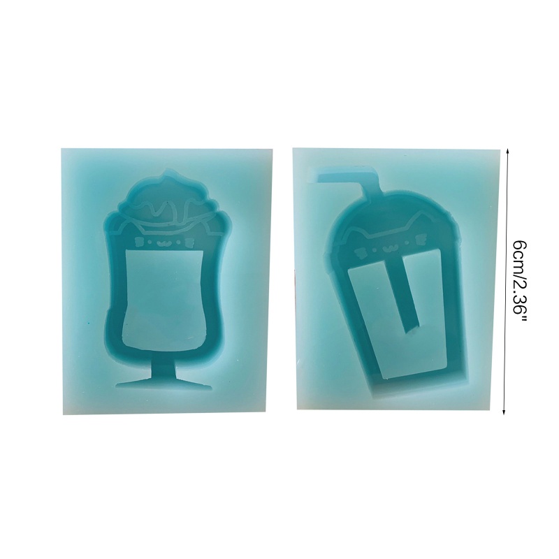 Khuôn Silicone Làm Móc Khóa / Túi Xách Hình Học DIY