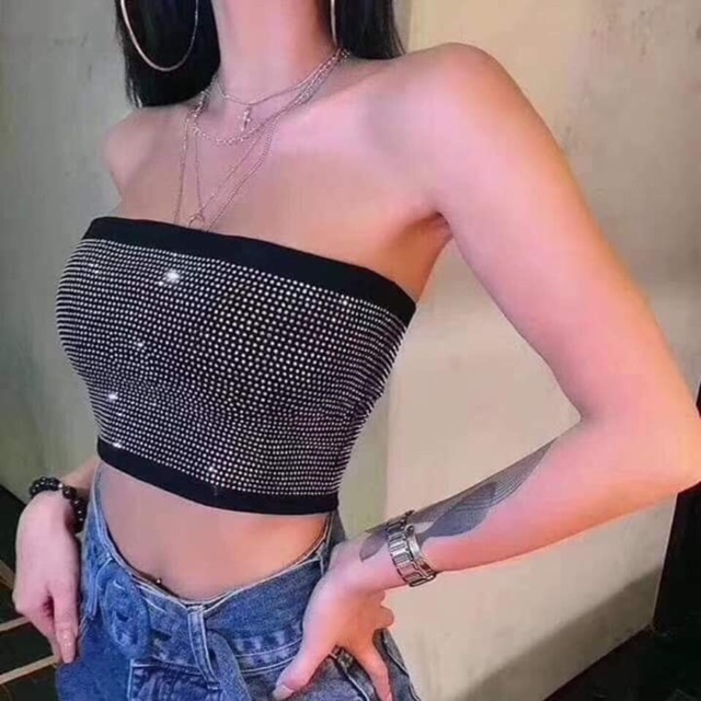 áo quây ngực đính đá không dây co dãn 4 chiều hàng Quảng Châu | BigBuy360 - bigbuy360.vn