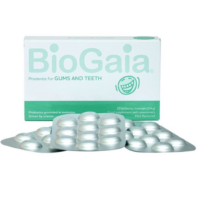 Thực phẩm bảo vệ sức khỏe Viên ngậm BioGaia ProDentis Lozenges