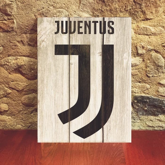 Áp Phích Treo Tường Hình Logo Juventus Bằng Gỗ Độc Đáo