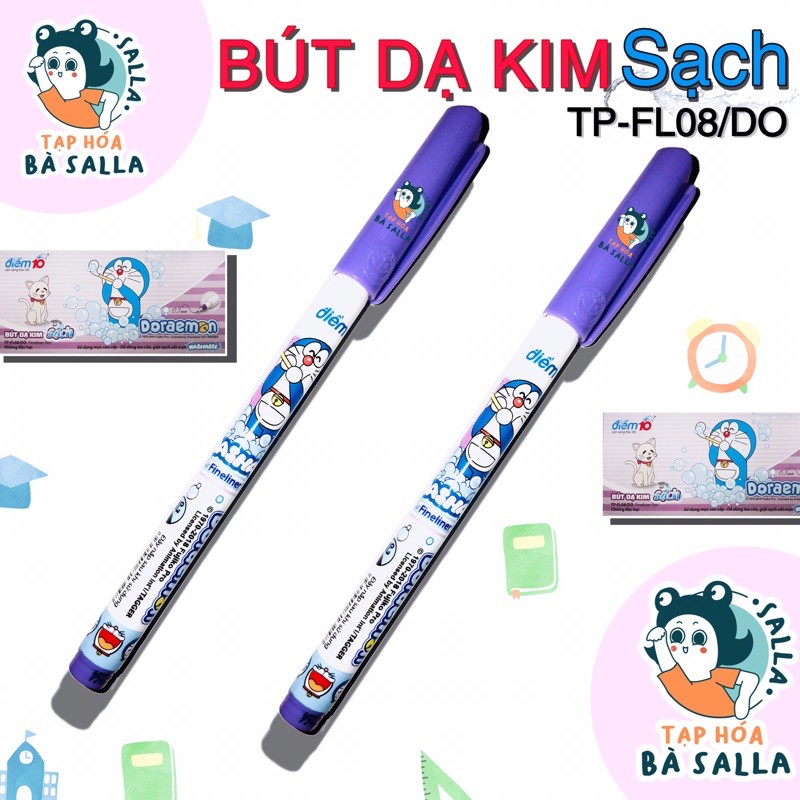 1 Cây Bút lông kim Điểm 10 Đoraemon FL-08/DO ( màu tím )