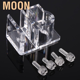 Bộ kẹp giữ ống nước cho bể cá chất liệu acrylic an toàn tiện dụng kèm 4 vít lắp đặt