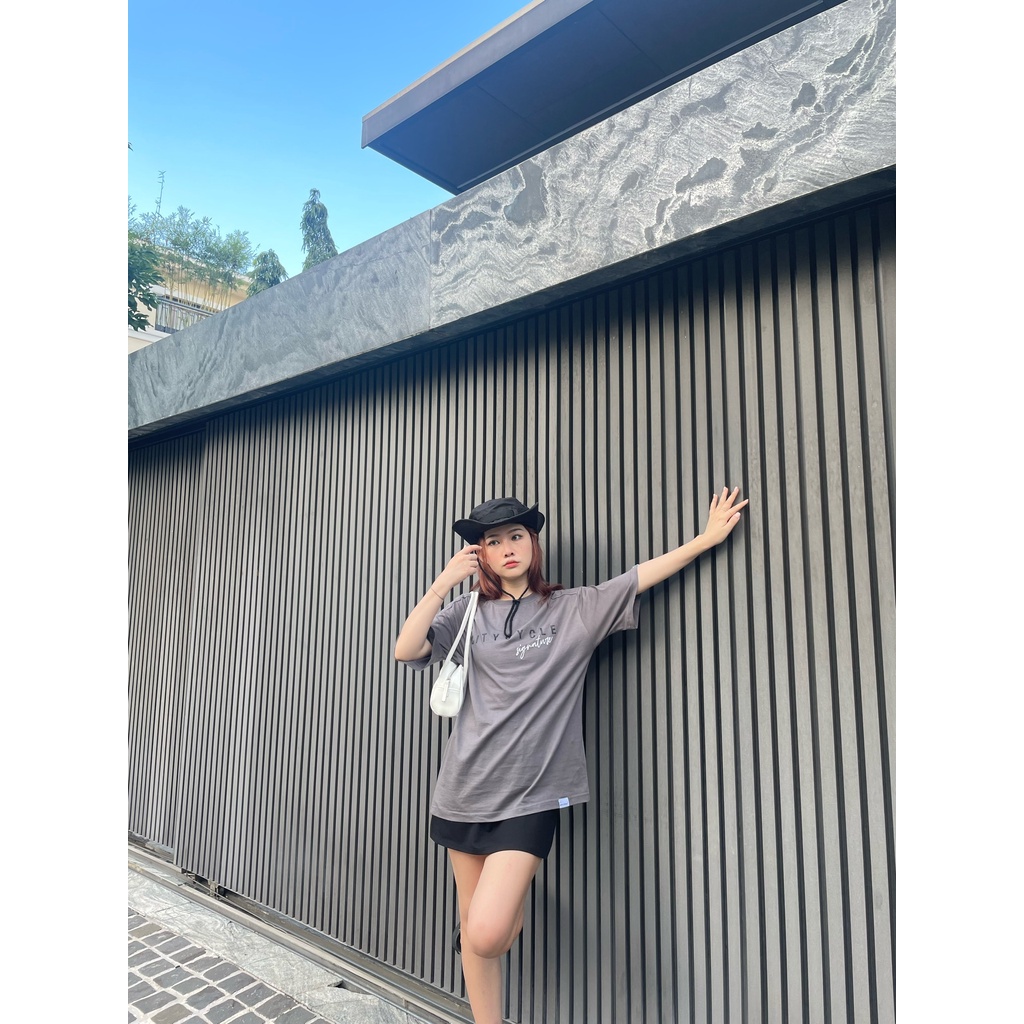 Áo thun local brand Clab City Cycle cao cấp oversize nam nữ form rộng in hình
