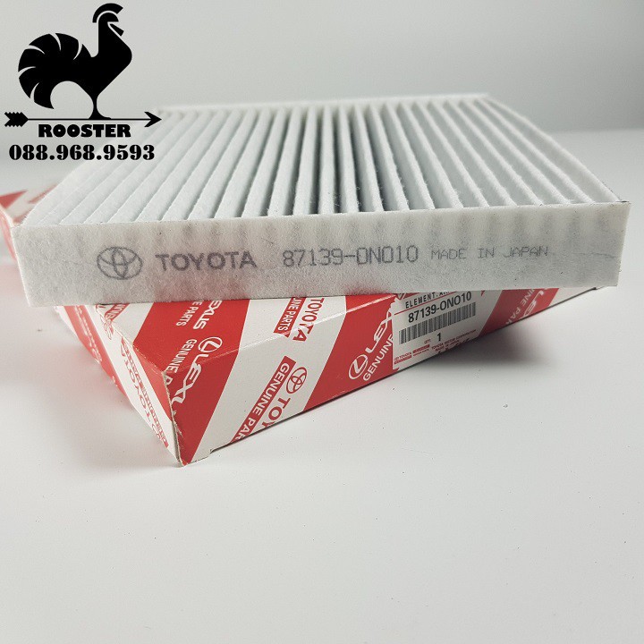 Lọc gió điều hòa, máy lạnh xe Innova, Fortuner, Hilux, Camry, Vios