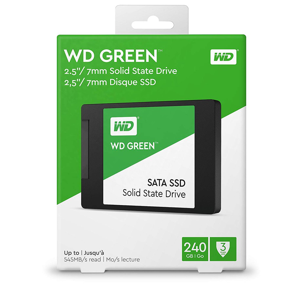 Ổ cứng SSD Western 240GB WESTERN WDS240G2G0A Đen
