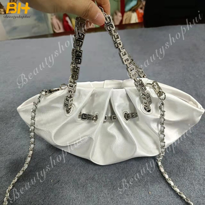 Túi Xách Dự Tiệc Phối Dây Xích Thiết Kế Mới 2022 Sang Trọng